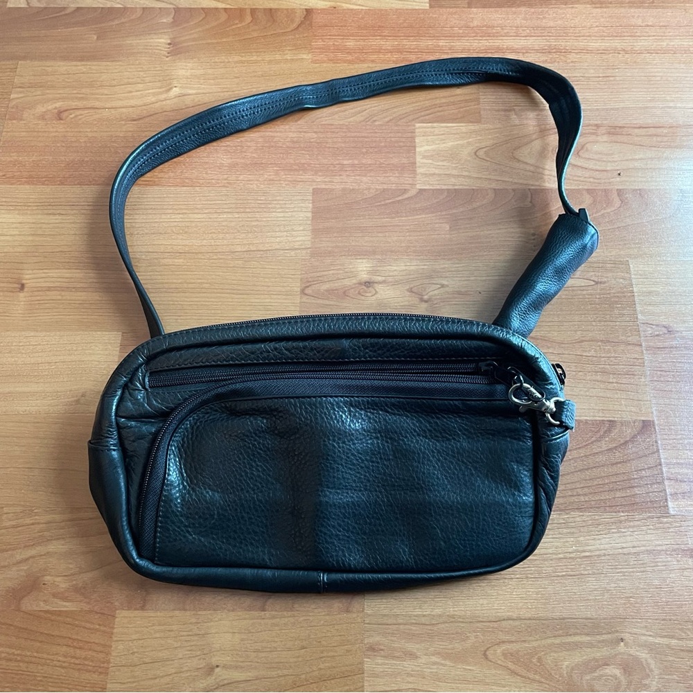 Daymakers Anti-Theft Leather Waist Bag